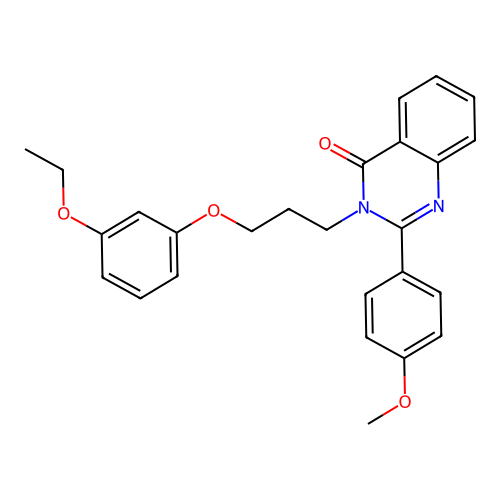 3-(3-(3-ethoxyphenoxy)propyl)-2-(4-methoxyphenyl)quinazolin-4(3H)-one structure