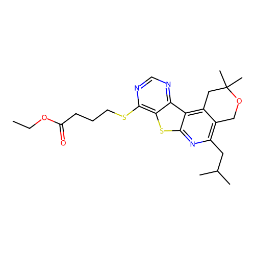 C24H31N3O3S2 structure