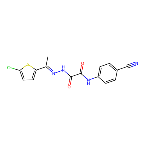 C15H11ClN4O2S structure