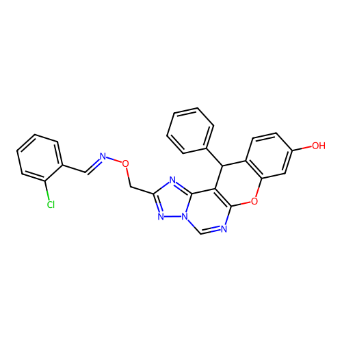C26H18ClN5O3 structure