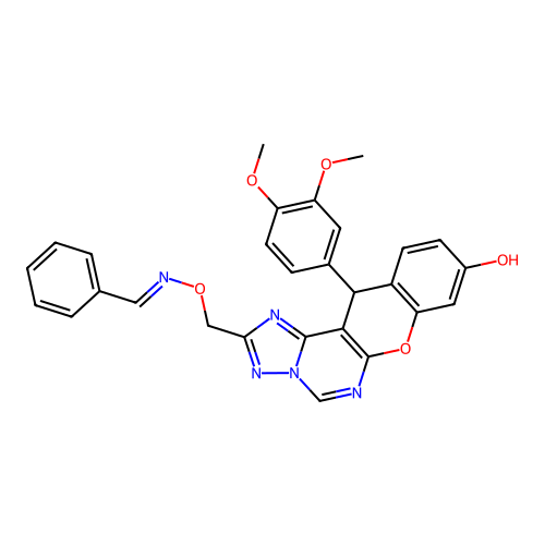 C28H23N5O5 structure