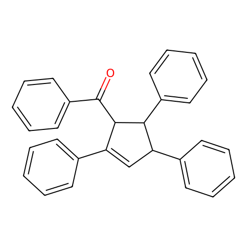 Phenyl(2,4,5-triphenylcyclopent-2-en-1-yl)methanone structure