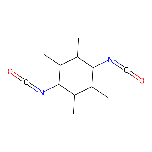 1,4-Diisocyanato-2,3,5,6-tetramethylcyclohexane structure
