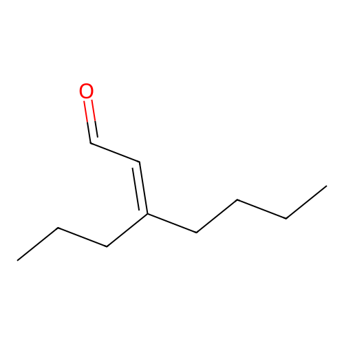 3-Propyl-2-heptenal structure