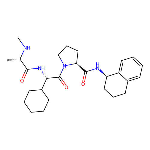 Capped Tripeptide Analog 11 structure