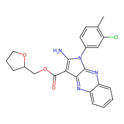 C23H21ClN4O3 structure