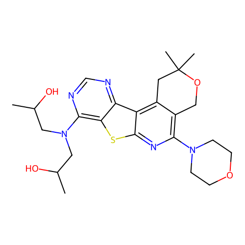 C24H33N5O4S structure
