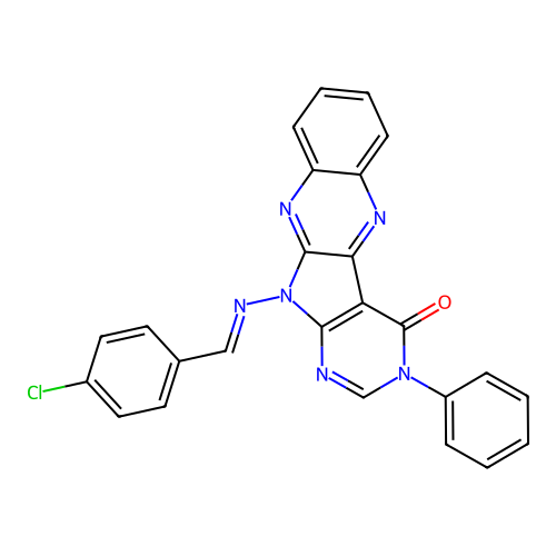 C25H15ClN6O structure