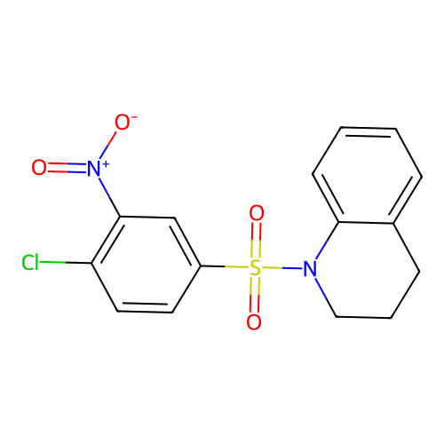 1-(4-Chloro-3-nitrobenzenesulfonyl)-1,2,3,4-tetrahydroquinoline structure