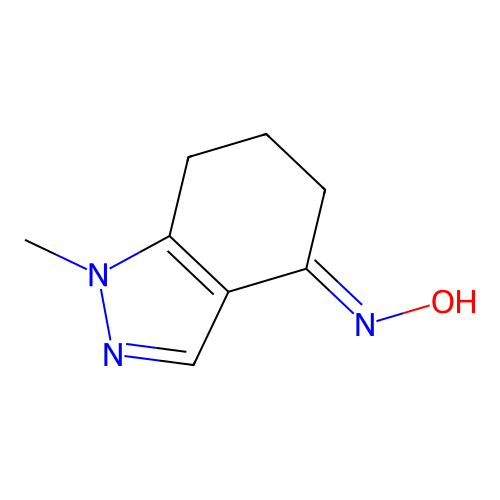 1-methyl-1,5,6,7-tetrahydro-4H-indazol-4-one oxime structure
