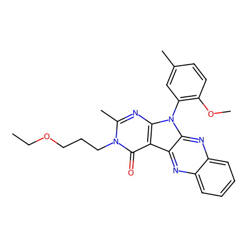 C26H27N5O3 structure
