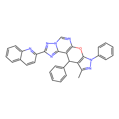 C31H21N7O structure