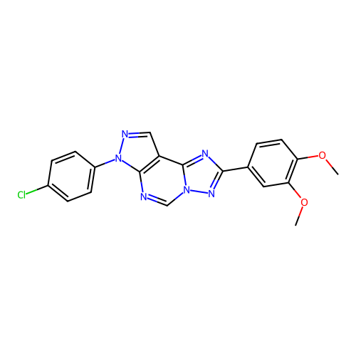 C20H15ClN6O2 structure