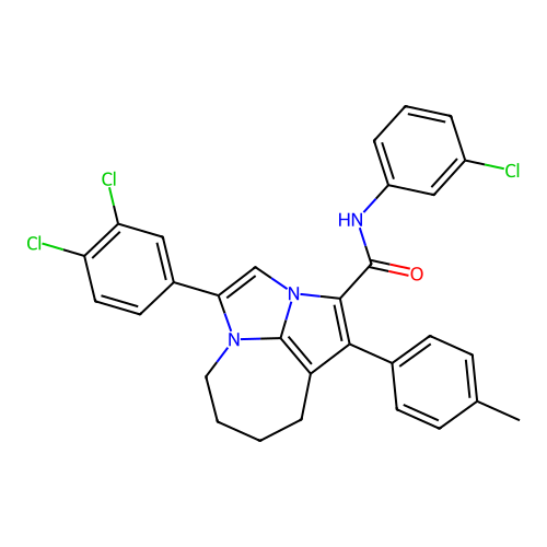 C30H24Cl3N3O structure