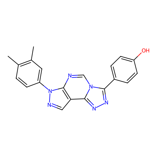 C20H16N6O structure