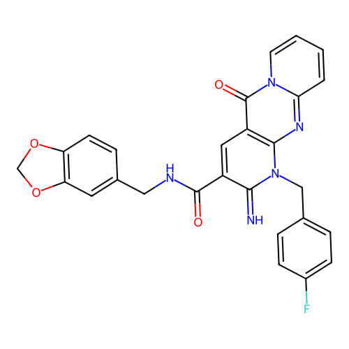 C27H20FN5O4 structure