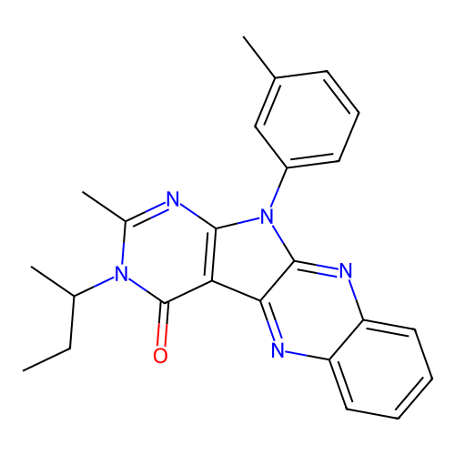 C24H23N5O structure