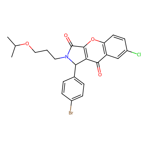 C23H21BrClNO4 structure