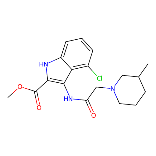 C18H22ClN3O3 structure