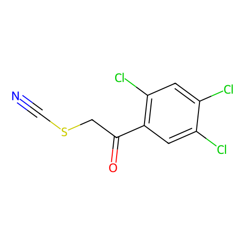 1-(2,4,5-Trichlorophenyl)-2-thiocyanatoethanone structure