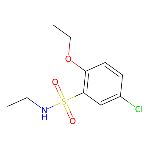 5-chloro-2-ethoxy-N-ethylbenzenesulfonamide structure