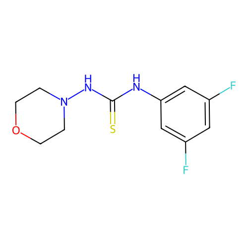 1-(3,5-Difluorophenyl)-3-morpholin-4-ylthiourea structure