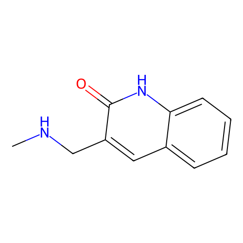 3-[(Methylamino)methyl]quinolin-2-ol structure