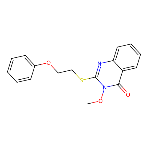 3-methoxy-2-[(2-phenoxyethyl)sulfanyl]quinazolin-4(3H)-one structure