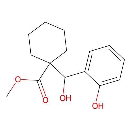 Methyl 1-(hydroxy(2-hydroxyphenyl)methyl)cyclohexanecarboxylate structure