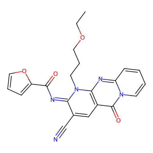 C22H19N5O4 structure