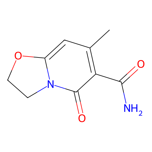 7-Methyl-5-oxo-2,3-dihydro-[1,3]oxazolo[3,2-a]pyridine-6-carboxamide structure
