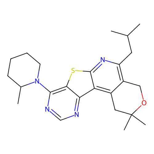 C24H32N4OS structure