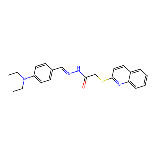 C22H24N4OS structure