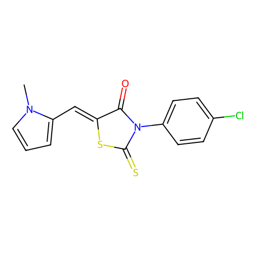C15H11ClN2OS2 structure