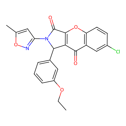 C23H17ClN2O5 structure