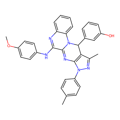 C33H28N6O2 structure