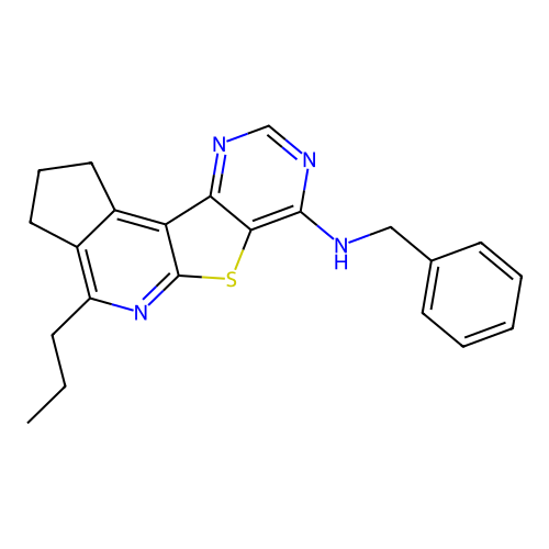 C22H22N4S structure