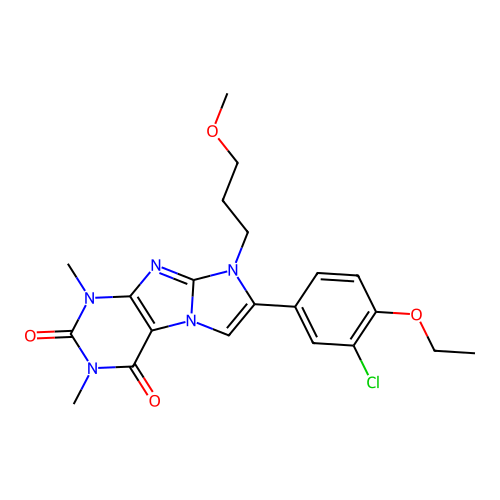 C21H24ClN5O4 structure