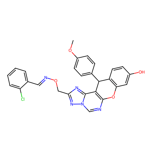 C27H20ClN5O4 structure