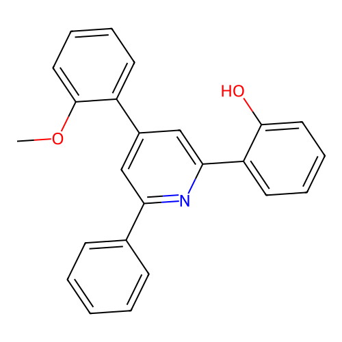 2-(4-(2-Methoxyphenyl)-6-phenylpyridin-2-yl)phenol structure
