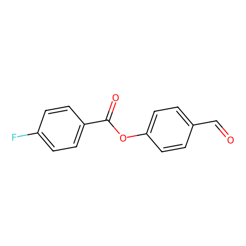4-Formylphenyl 4-fluorobenzoate structure