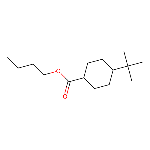 Butyl 4-(1,1-dimethylethyl)cyclohexanecarboxylate structure