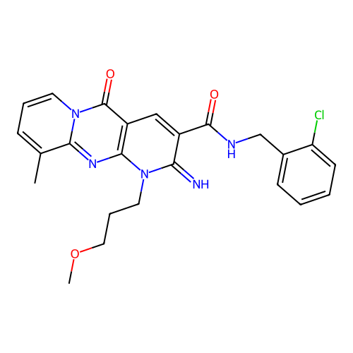 C24H24ClN5O3 structure