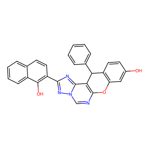 C28H18N4O3 structure