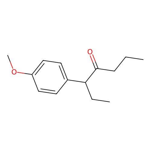 3-(4-Methoxyphenyl)heptan-4-one structure