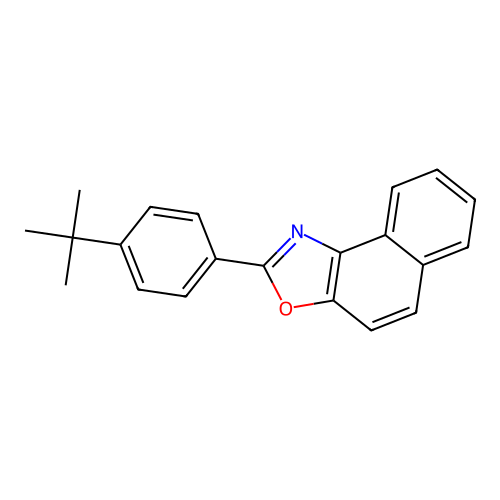 2-(4-Tert-butylphenyl)naphtho[1,2-D][1,3]oxazole structure
