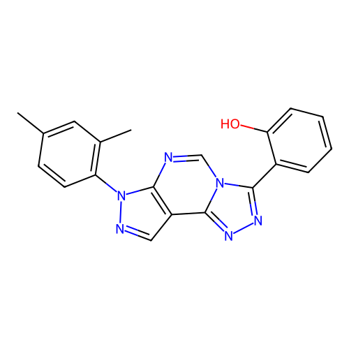 C20H16N6O structure