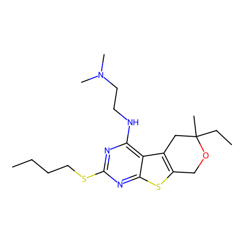 C20H32N4OS2 structure