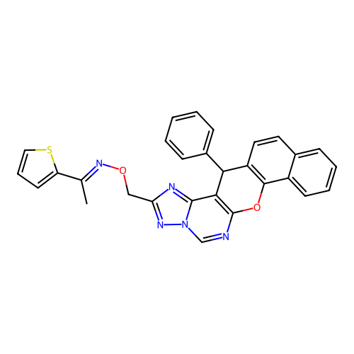 C29H21N5O2S structure