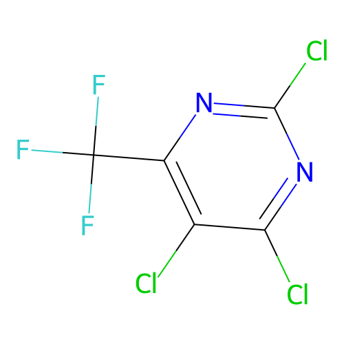 2,4,5-Trichloro-6-(trifluoromethyl)pyrimidine structure